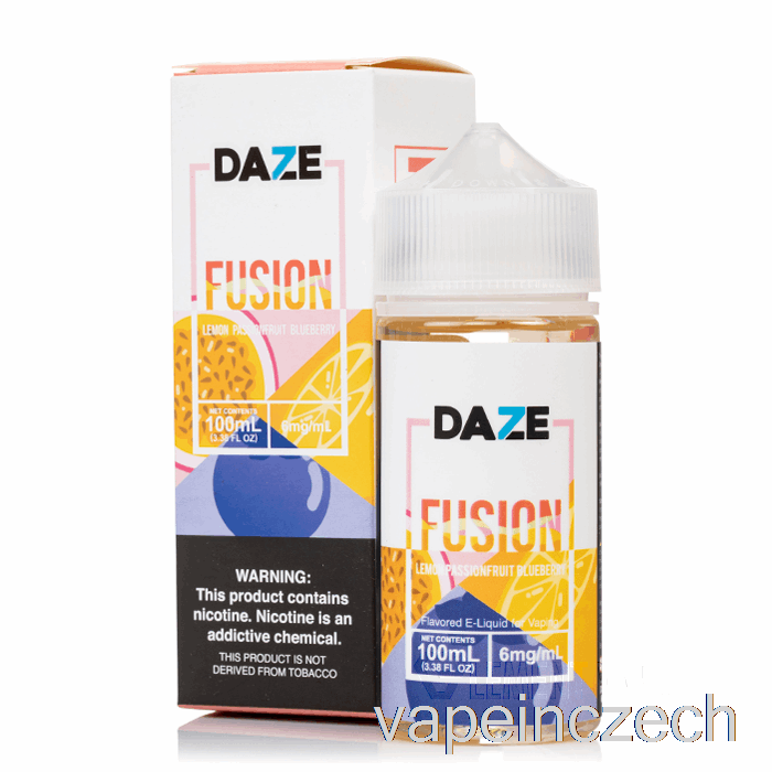 Citron Maracuja Borůvka - 7 Daze Fusion - 100 Ml 3mg Vape Bez Nikotinu